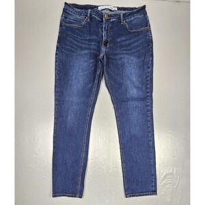 Barbell Apparel Jeans Mens 36x31 Straight Athletic Fit Stretch Dark Wash Casual